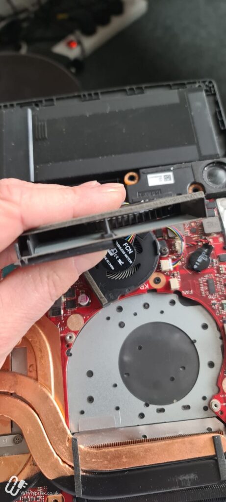 ASUS Gaming Laptop - Thoroughly Cleaned and Repasted Main CPU - Folkestone, Kent | Ashford Laptop Repair