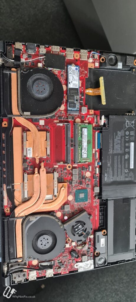 ASUS Gaming Laptop - Thoroughly Cleaned and Repasted Main CPU - Folkestone, Kent