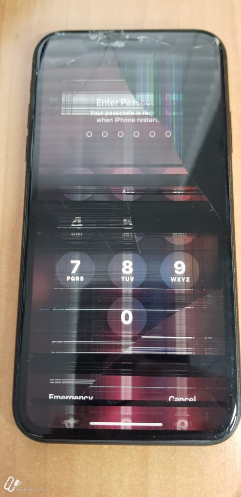 iPhone - Cracked Screen Replacement. Apple and android cracked phone screen, charging port and battery repairs in Ashford, Folkestone and Hythe by why not fix ltd