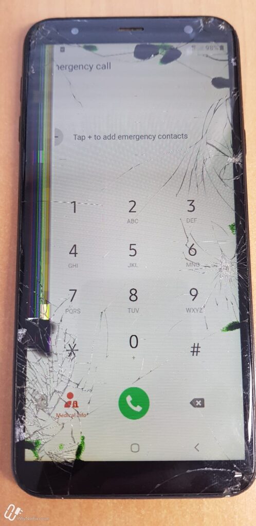 iPhone - Cracked Screen Replacement. Apple and android cracked phone screen, charging port and battery repairs in Ashford, Folkestone and Hythe by why not fix ltd