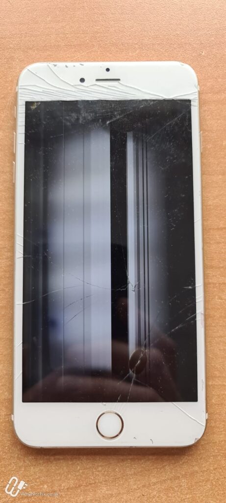 iPhone 6s Plus - Damaged LCD and Touch Screen Replacement - Folkestone, Kent. Phone and laptop screen and battery repairs in Ashford, Folkestone and Hythe by why not fix ltd