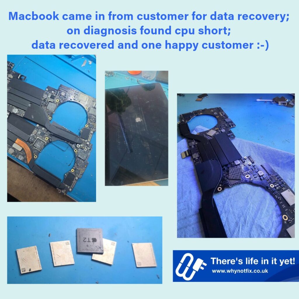 MacBook data recovery in folkestone carried out by why not fix ltd