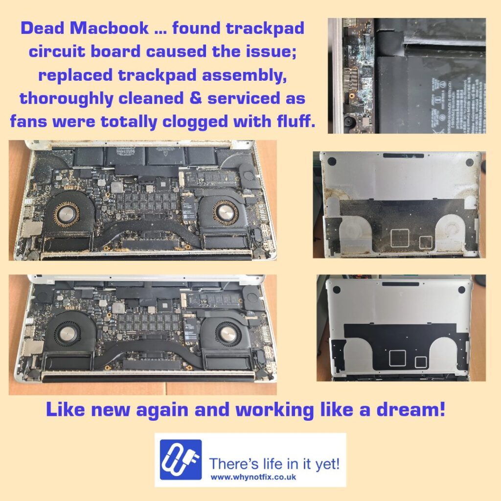 photo macbook trackpad repairs in Folkestone Kent