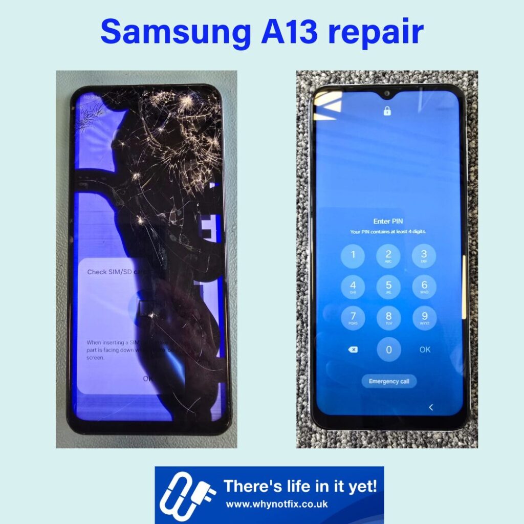 Samsung A13 Repair - Phone Repair in Ashford by Why Not Fix